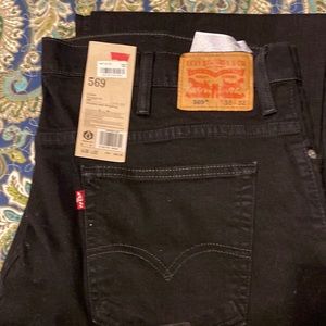 Levi’s 569 black jeans